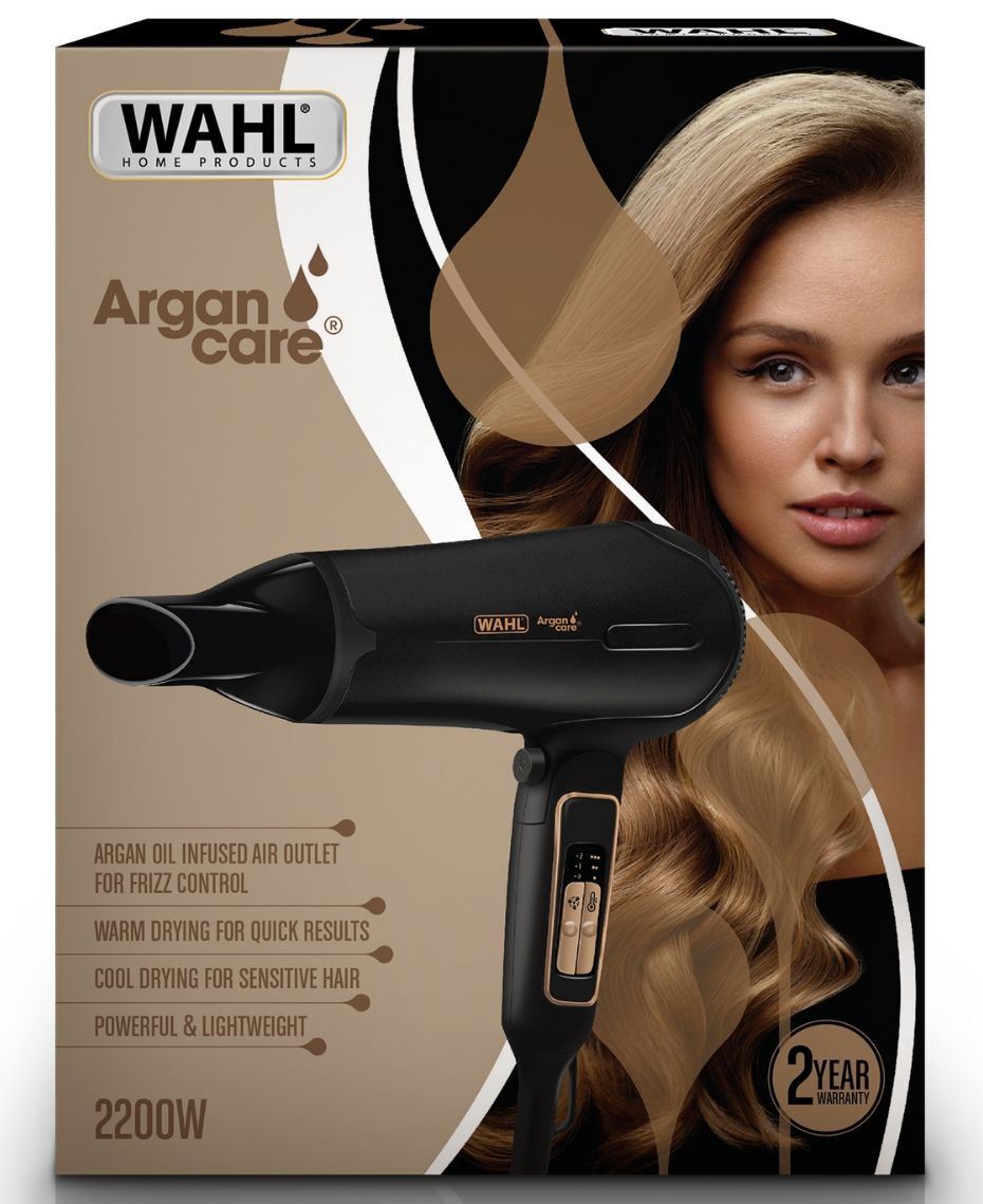 Wahl Argan Care Hair Dryer | Color Black | Best Personal Care Accessories in Bahrain | Halabh