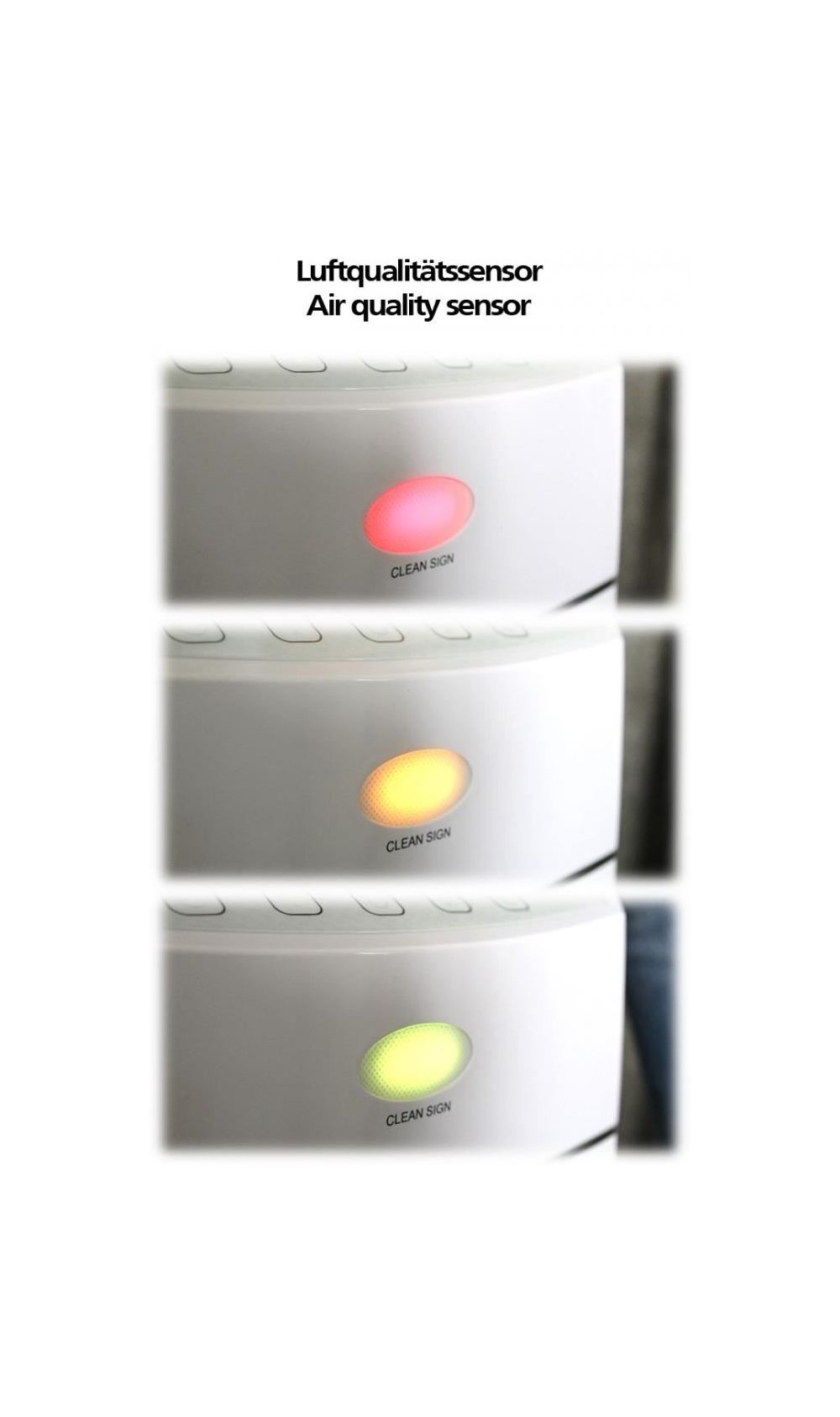 Fakir Luminoso Smart Air Purifier With Wifi 6-way Filter - White - 50m2 50w | in Bahrain | Home Appliances & Electronics | Halabh.com