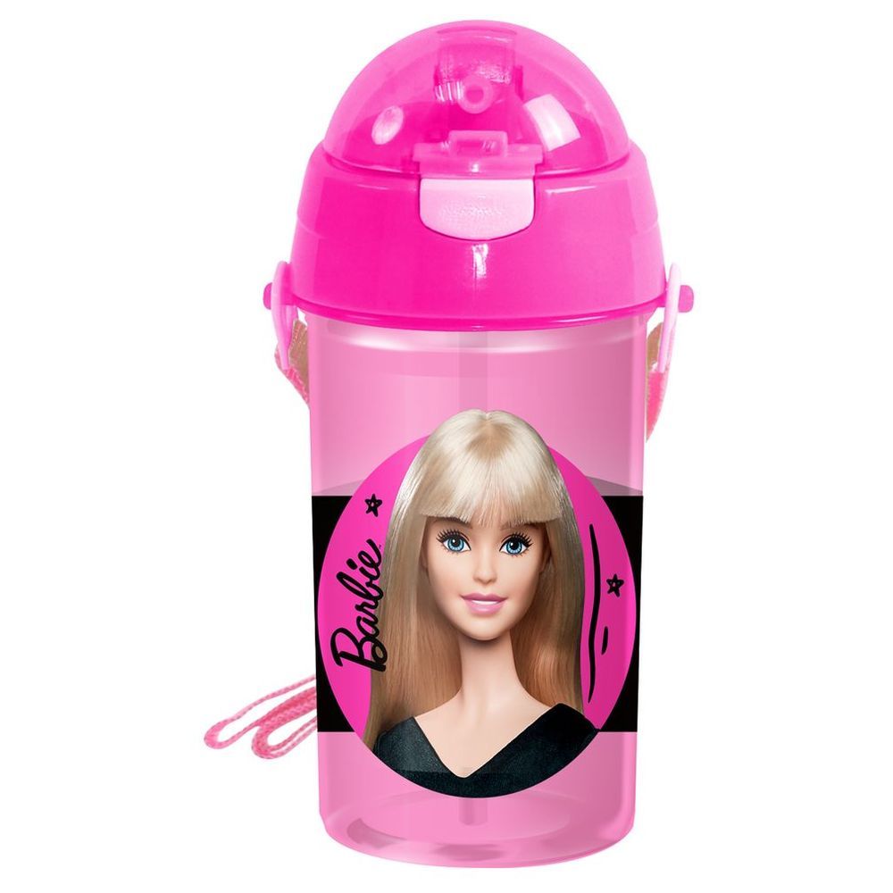 Barbie Pop Up Canteen Water Bottle 500ml | School Supplies | Halabh.com