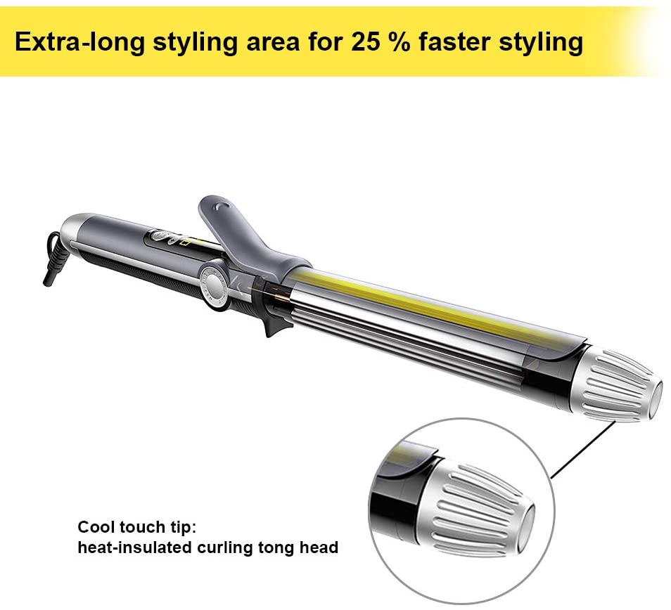 Carrera Professional Hair Curling Machine | For Women | Best Personal Care Accessories in Bahrain | Color Grey | Halabh