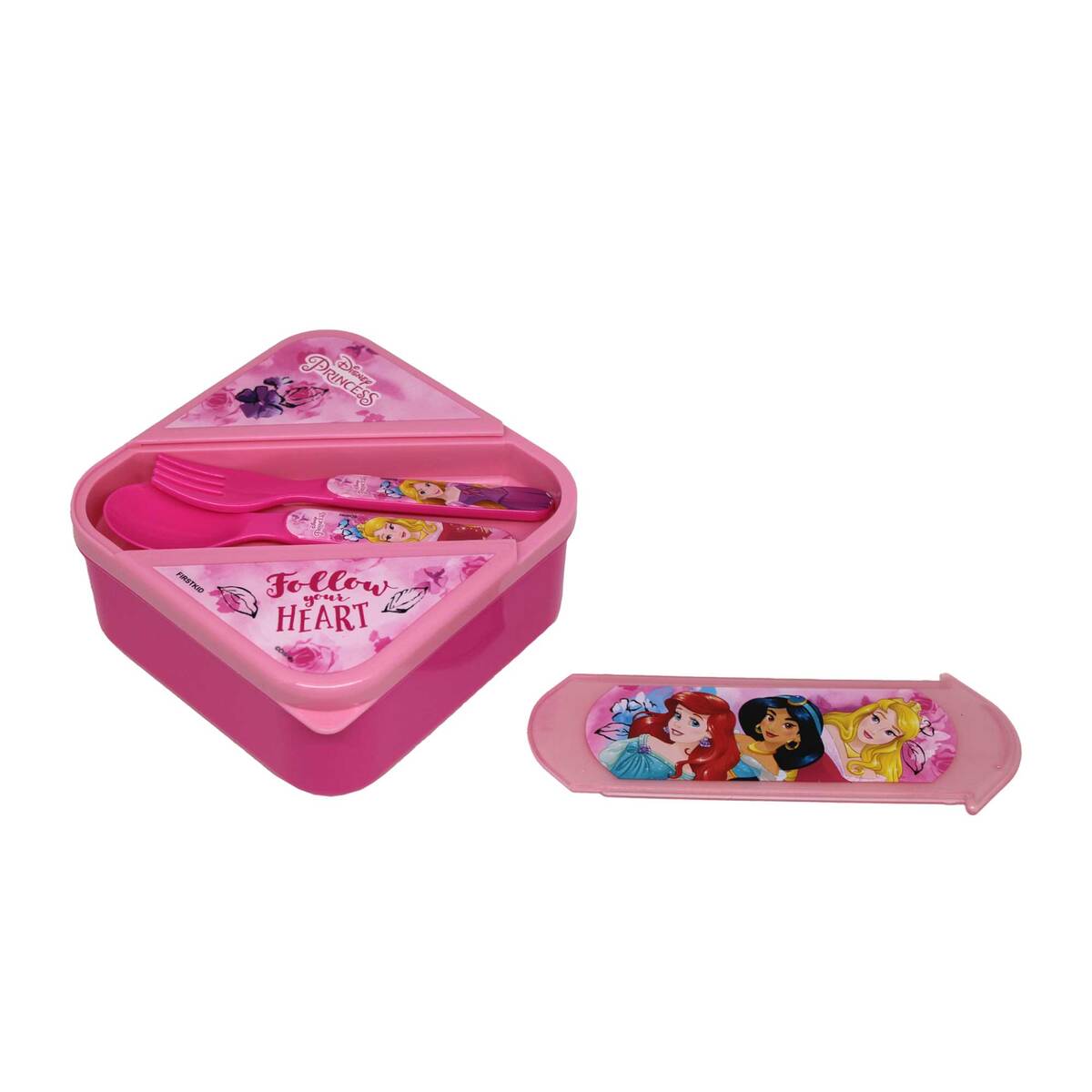 Disney Princess Lunch Box with Cutlery | School Supplies | Halabh.com