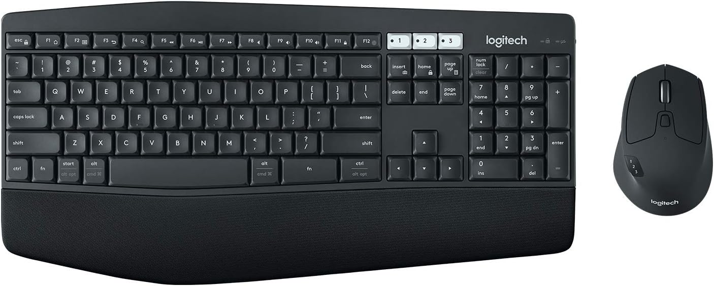 Logitech Mk850 Multi Device Wireless Keyboard and Mouse Combo | Color Black | Best Computer Accessories in Bahrain | Halabh