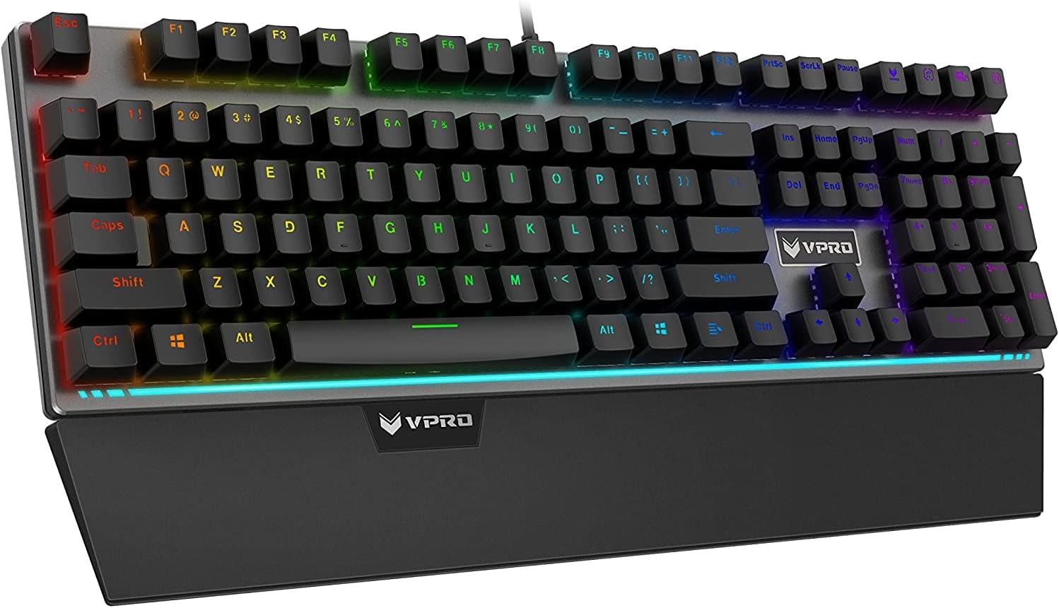 Rapoo Vpro USB Mechanical Wired Gaming Keyboard | Color Black | Best Gaming Accessories in Bahrain | Halabh