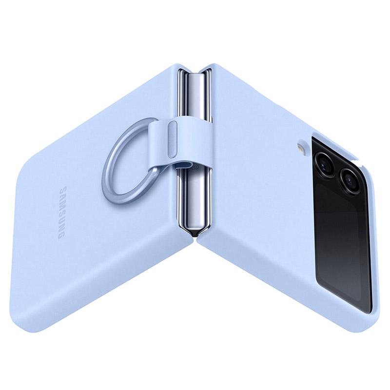 Samsung Galaxy Z Flip4 Hang Tag Ring Silicone Cover Case | Mobile Accessories | Beast Cover in Bahrain | Halabh.com
