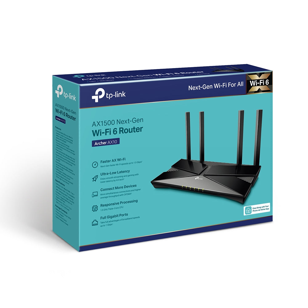 Tp Link Archer AX10 Wifi Router | Dual Band Router | Best Router | Home Wifi Device | Networking Routers in Bahrain | Halabh.com