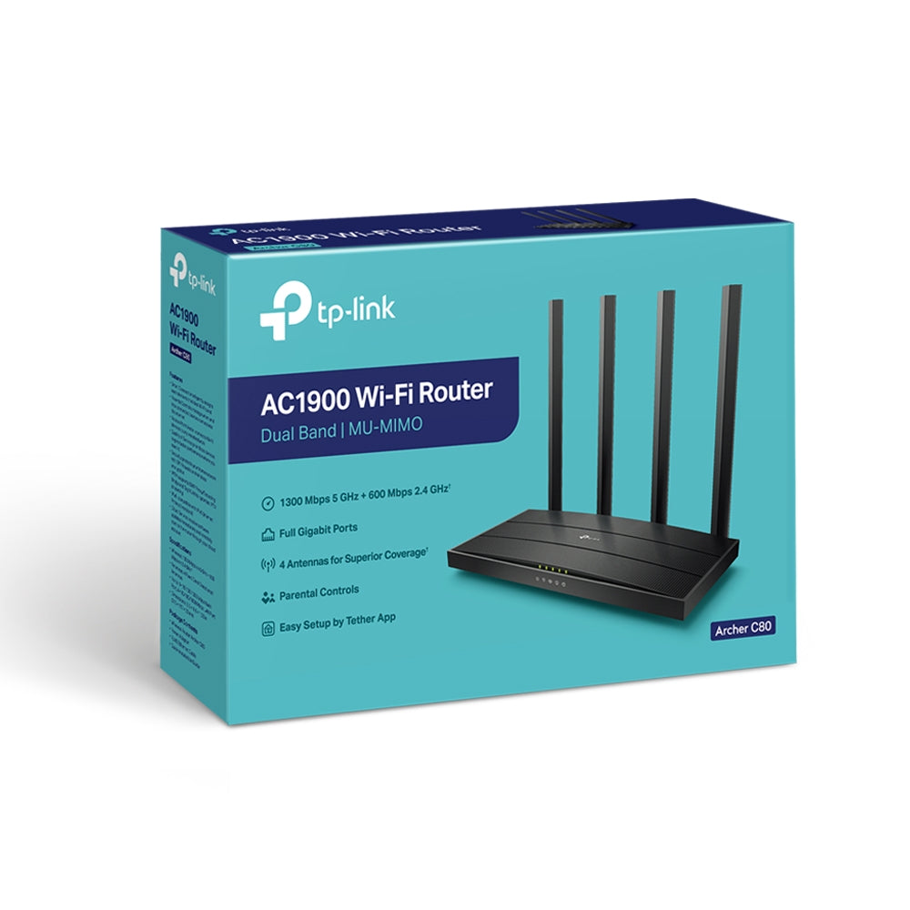Tp Link Archer C80 Wifi Router | Dual Band Router | Best Router | Home Wifi Device | Networking Routers in Bahrain | Halabh.com