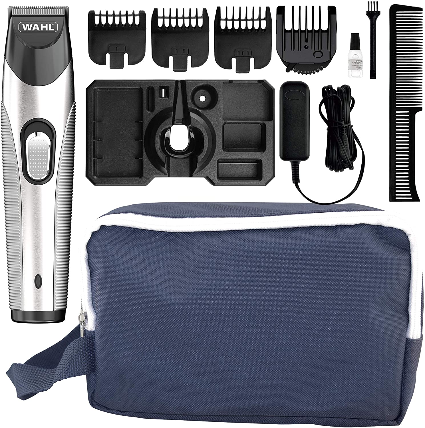 Wahl Best Hair Trimmer | Color Silver | Grooming Kit for Men | Best Personal Care Accessories in Bahrain | Halabh