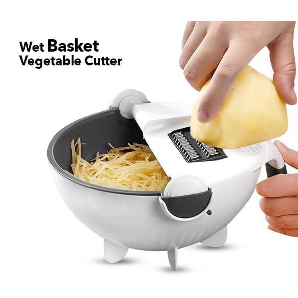 Vegetable Cutter With Drain Basket