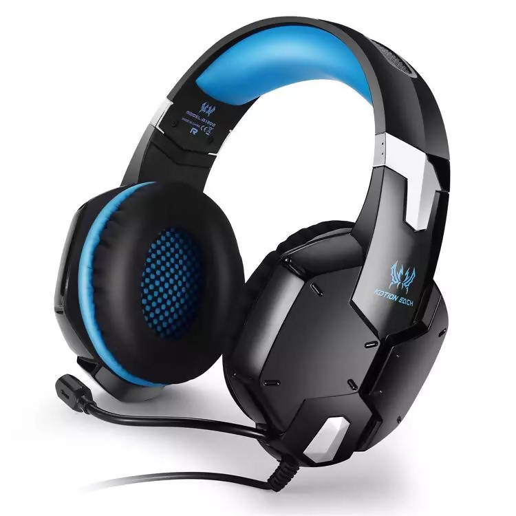 Gaming Headset 3.5mm Game Headphone Earphone Headband with Mic Stereo Bass for PS4 PC Computer Laptop Mobile Phones