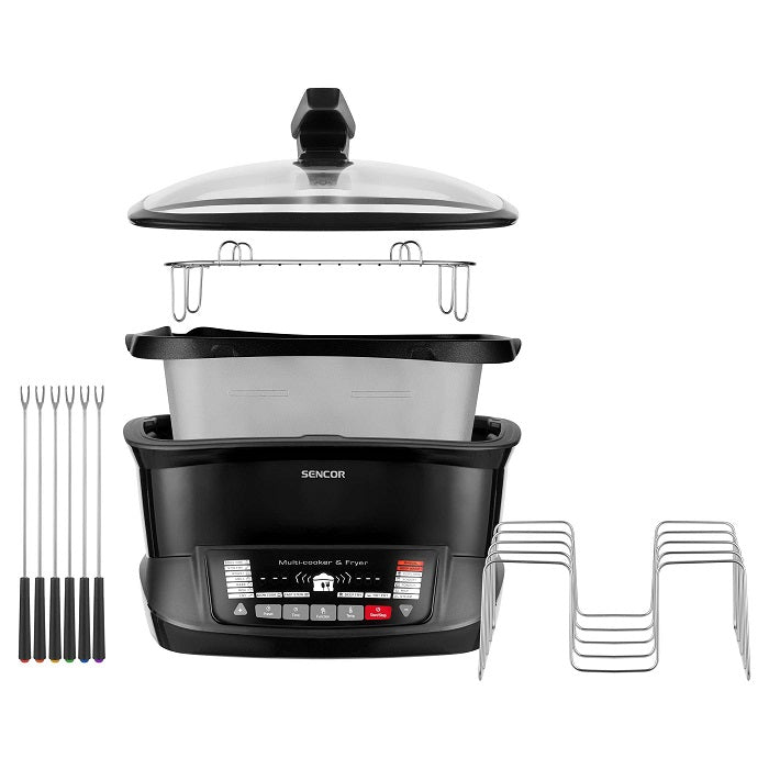 Sencor Multifunction Air Fryer | Capacity 4.8L | Power 1800W | Color Black | Best Kitchen Appliances in Bahrain | Halabh
