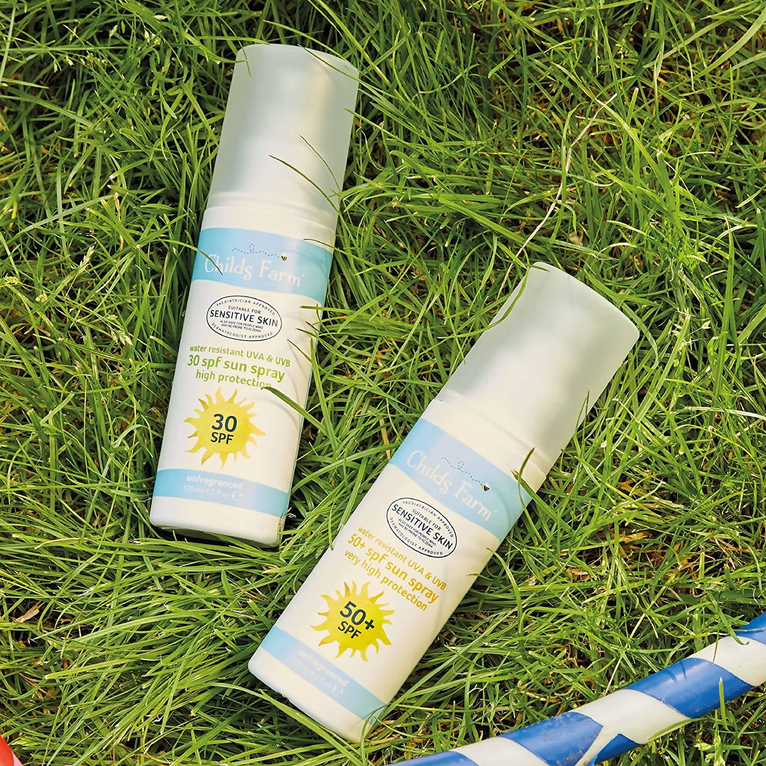 Childs Farm UVA And UVB Sunscreen Spray 50 SPF Unfragrenced 125ml