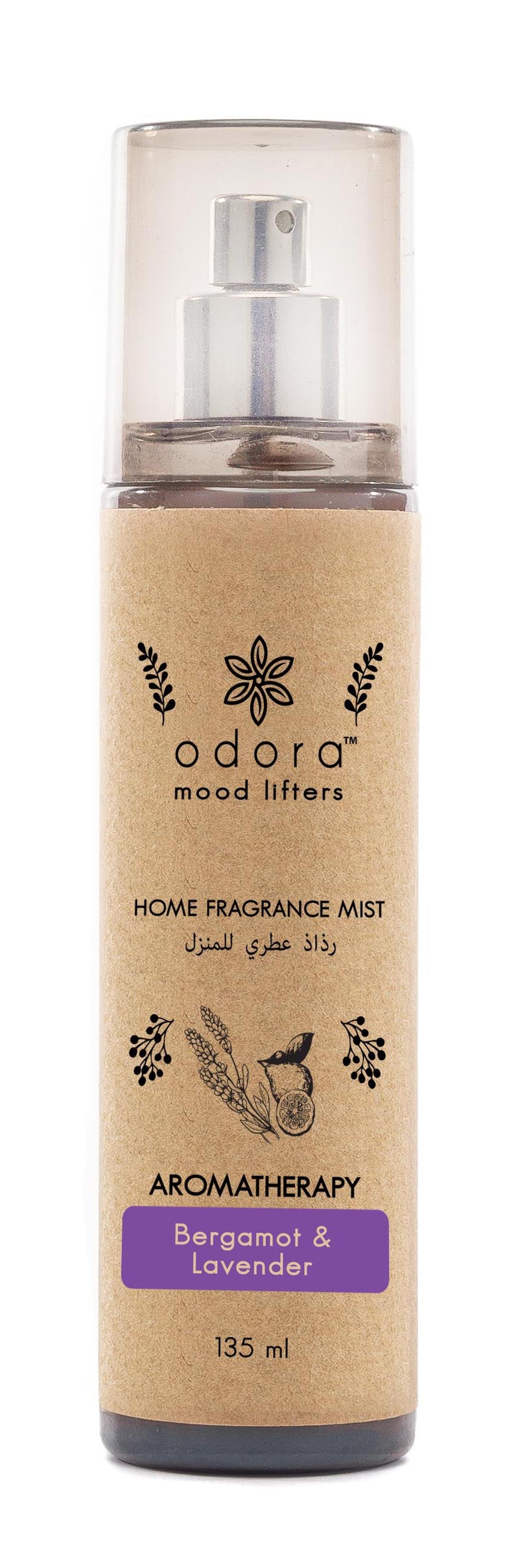 Odora LAVE Mist Bergamot & Lavender Mood Lifters Home Fragrance