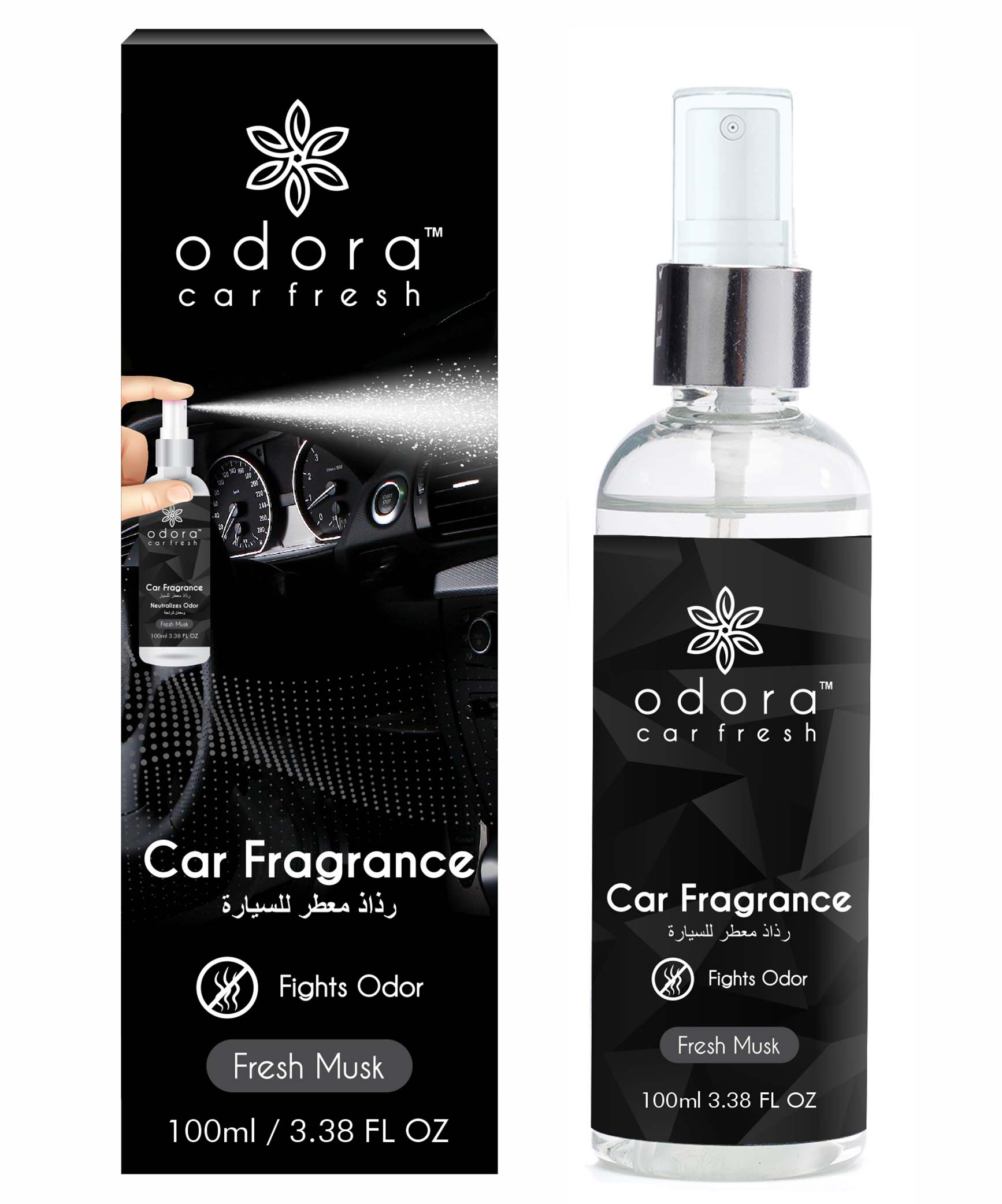 Odora Car Fresh 2 In 1 Car Fragrance & Odour Neutralizer Spray