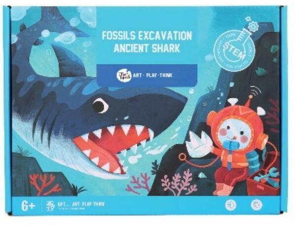 Jar Melo Fossils Excavation Kit Shark