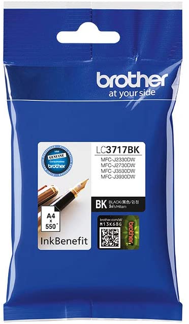 Brother Genuine High Yield Black Printer Ink Cartridge