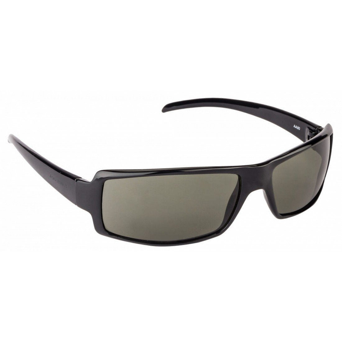 Fastrack P040BK1Wrapround Style Full Rimmed Black color Sunglasses with Black Colored LENS, For Men & Women