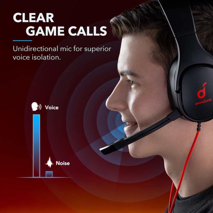Anker Soundcore Strike 1 Wired Gaming Headset Black