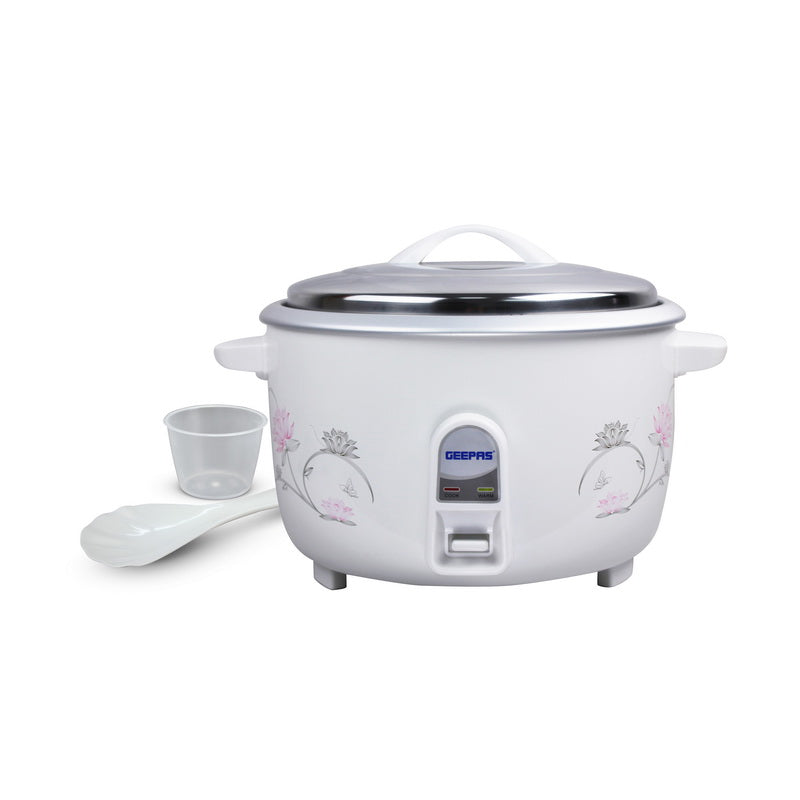 Geepas 8L Electric Rice Cooker 2500W White