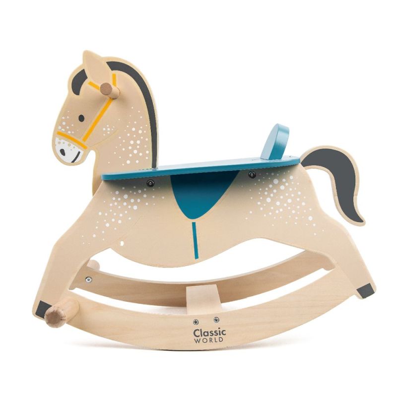 Classic World Wooden Toy Rocking Horse