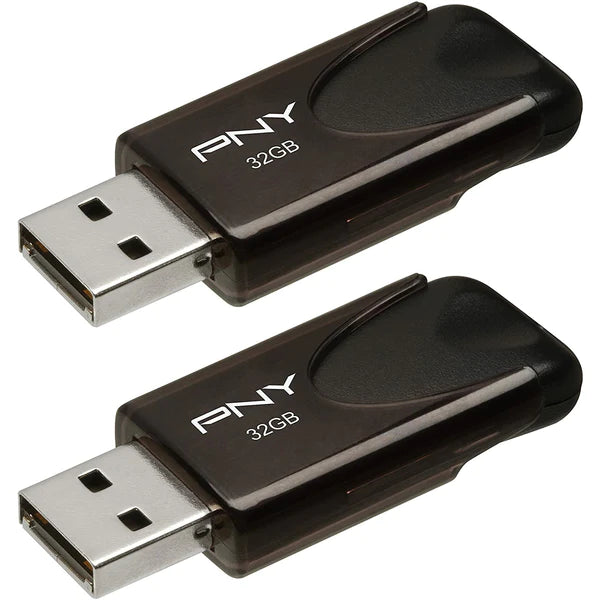 PNY Attache 4 32GB USB Stick - USB 2.0 Twinpack