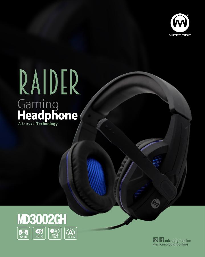 Microdigit Raider Advance Gaming Headphone MD3002GH