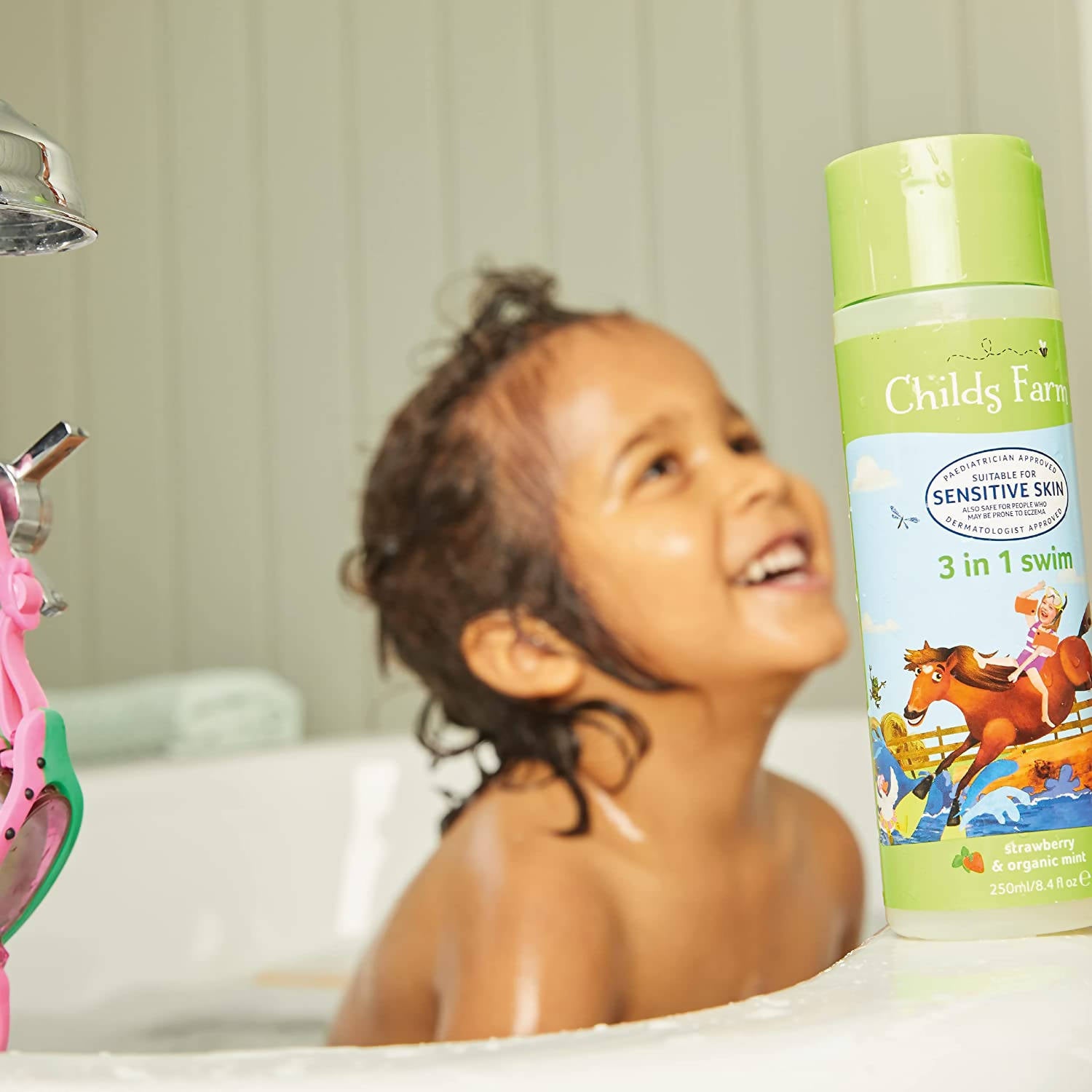 Childs Farm 3 in 1 Strawberry Mint After Swim Care Wash 250ml