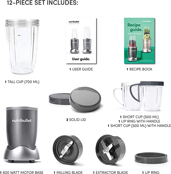 Nutribullet 0.7 Litre High Speed Blender System With Nutrient Extractor And Smoothie Maker