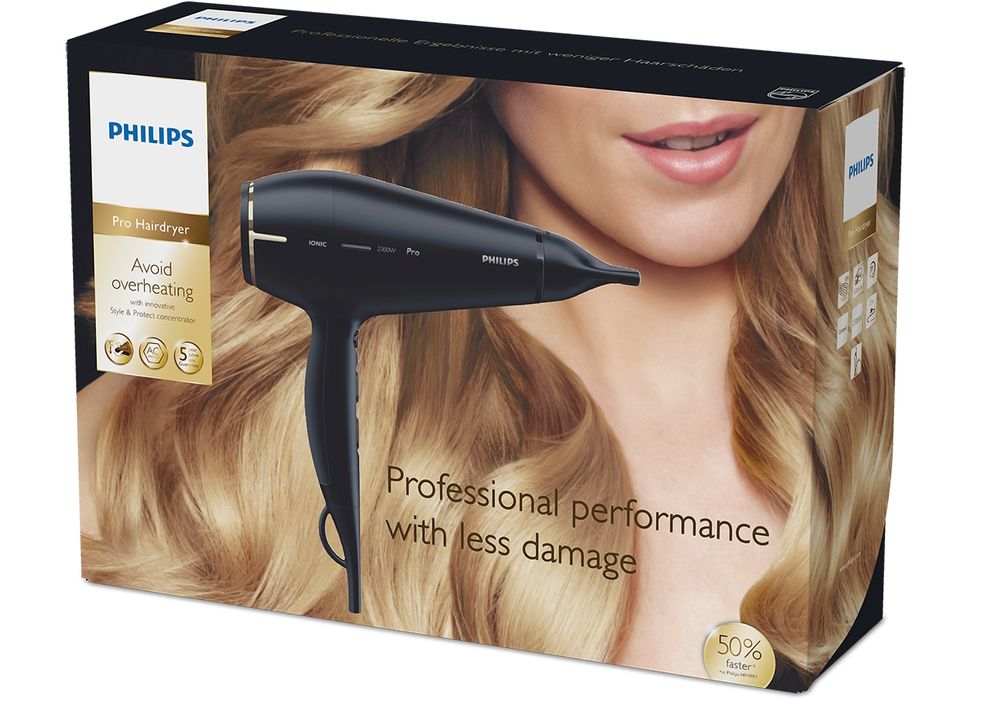 Philips Pro Dryer Hairdryer | Power 2300W | Color Black | Best Personal Care Accessories in Bahrain | Halabh