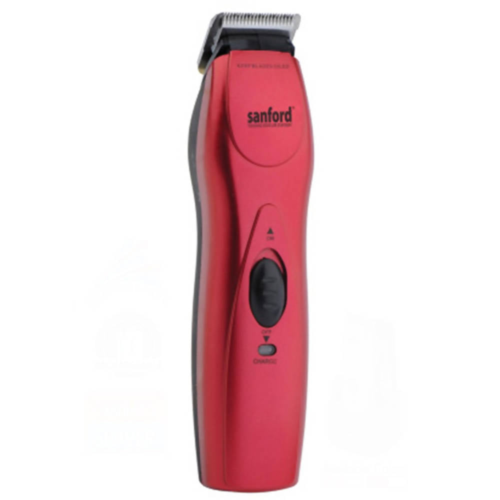Sanford 3 Watts Rechargeable Cordless Hair Clipper Red