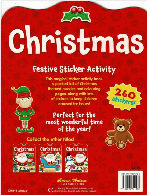 Christmas Colouring Sticker Activity Book