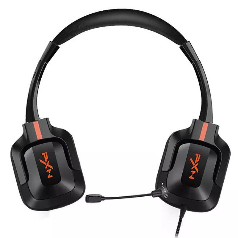 PXN Gaming Headset HD Support 8-Level Stretch Adjustment Noise Reduction with MIC for PC MAC Smartphone PS4 SWITCH