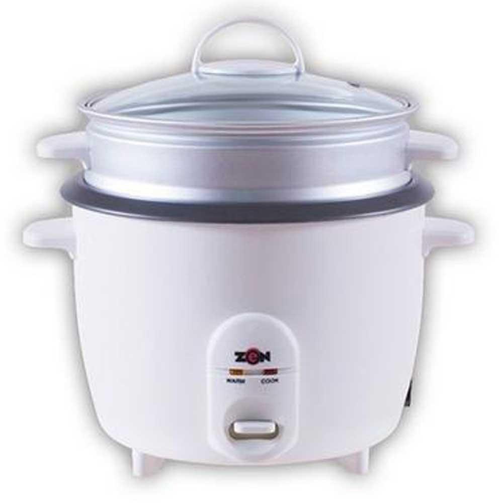 Zen Non Stick Rice Cooker With Steamer 1.5 Litres