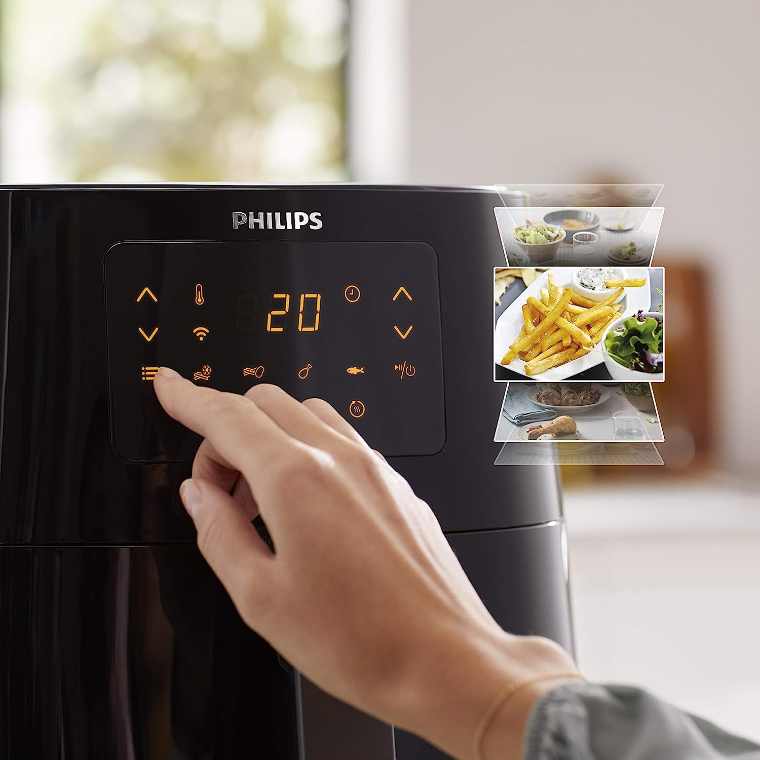 Philips Air Fryer | Color Black | Best Kitchen Appliances in Bahrain | Halabh