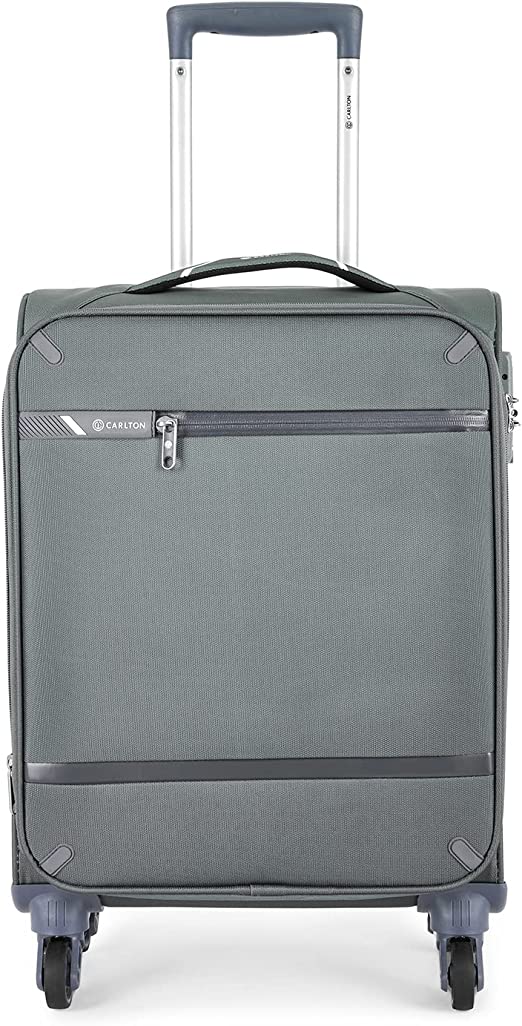 Carlton Amerlite 4 Wheel Soft Trolley Bag | Trolley Suitcase | Bag and Sleeves in Bahrain | Travel Luggage Bag | Halabh