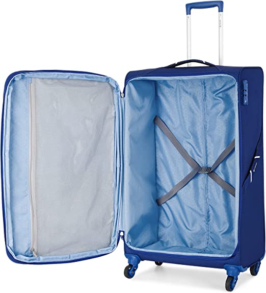 Carlton Amerlite 4 Wheel Soft Trolley Bag | Trolley Suitcase | Bag and Sleeves in Bahrain | Travel Luggage Bag | Halabh