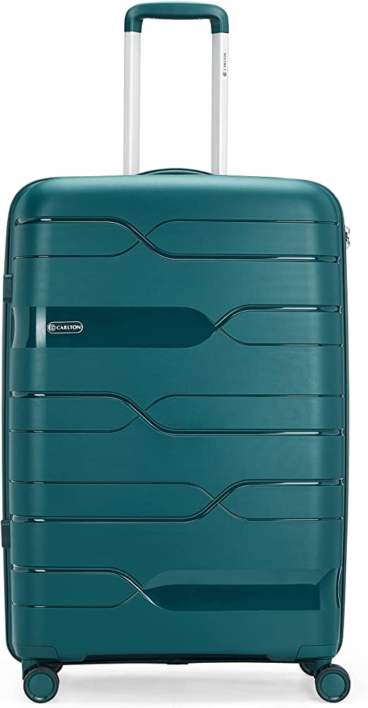 Carlton Bedford 8 Wheel Hard Trolley Bag | Bag and Sleeves in Bahrain | Trolley Case | Luggage Travel Bag | Halabh