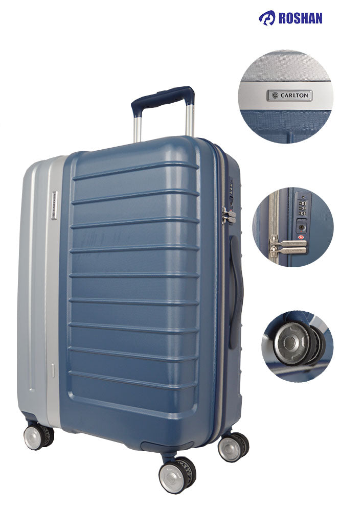 Carlton Dual Tone NXP S Trolley | Trolley Bags | Halabh.com