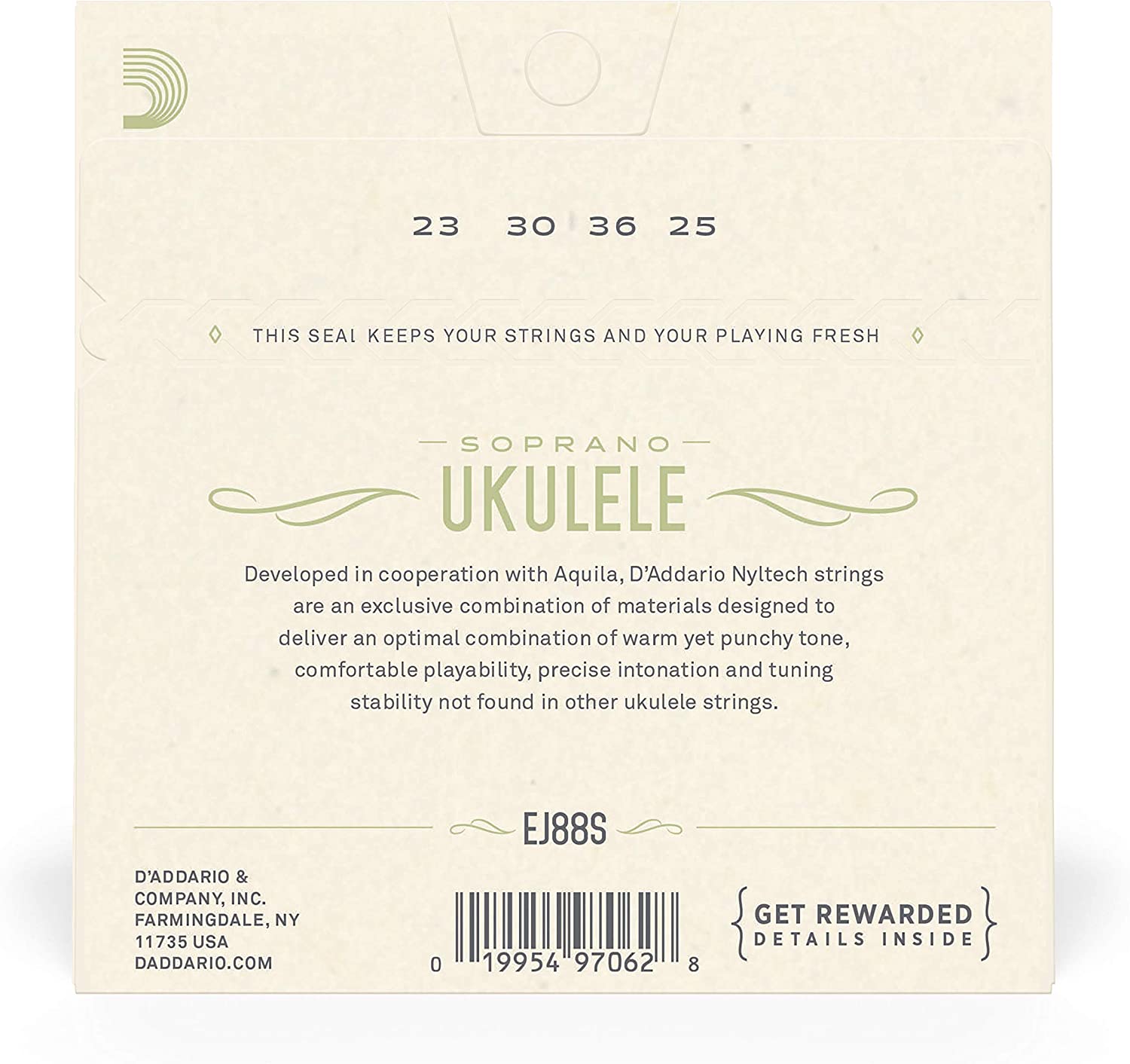 D'Addario Nyltech Ukulele Strings - Soprano | Musical Accessories | Halabh.com