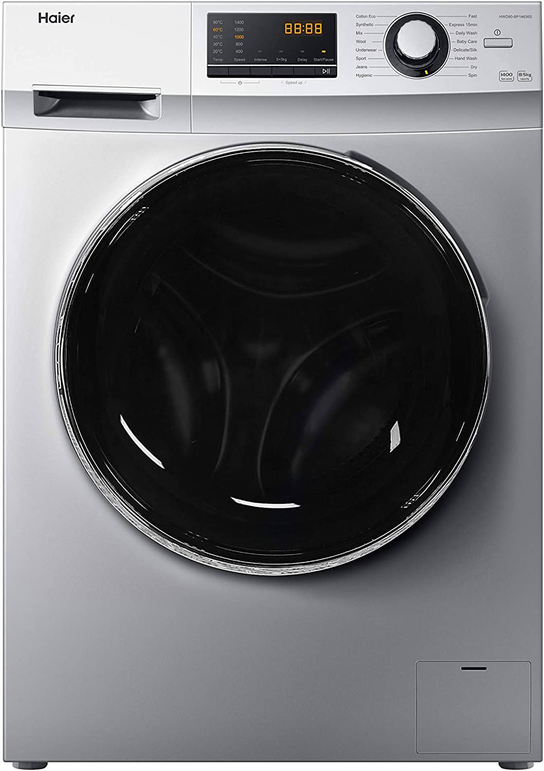 Haier Front Load 8Kg Washer 5Kg Dryer – HWD80-BP14636S | in Bahrain | Halabh.com