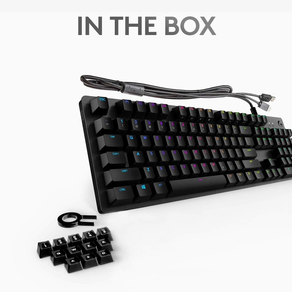 Logitech G512 Clicky Mechanical Gaming Keyboard | Color Black | Best Gaming Accessories in Bahrain | Halabh