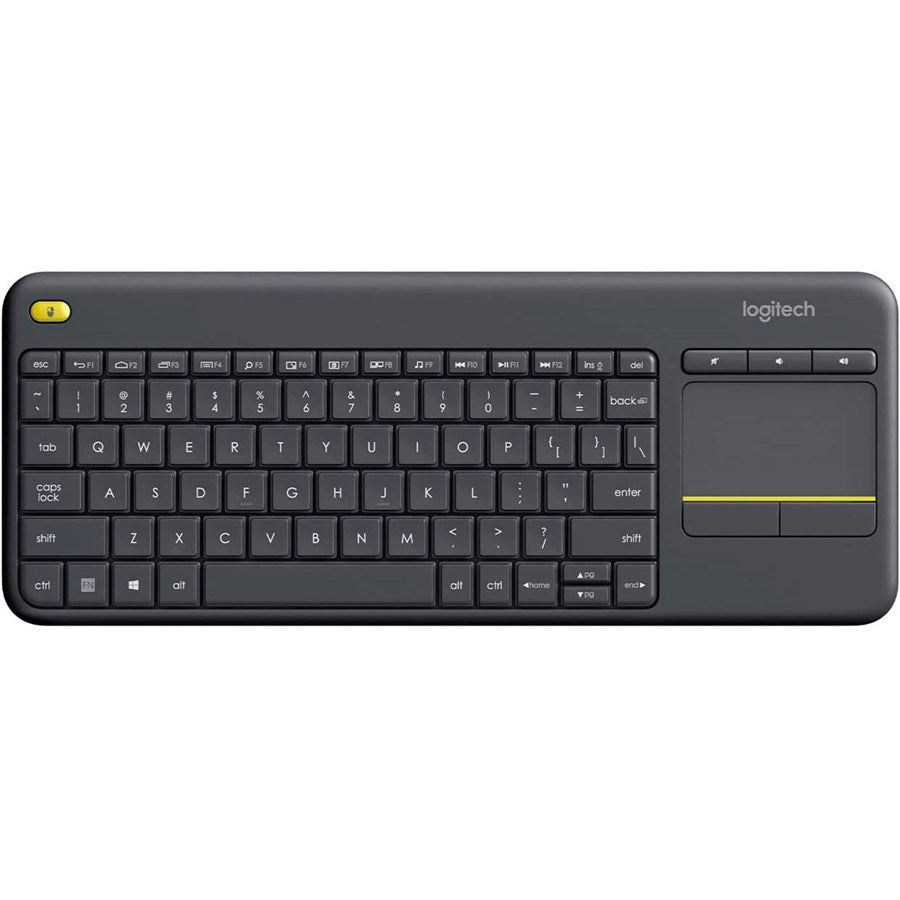 Logitech K400 Plus Wireless Touch Keyboard | Color Black | Best Computer Accessories in Bahrain | Halabh