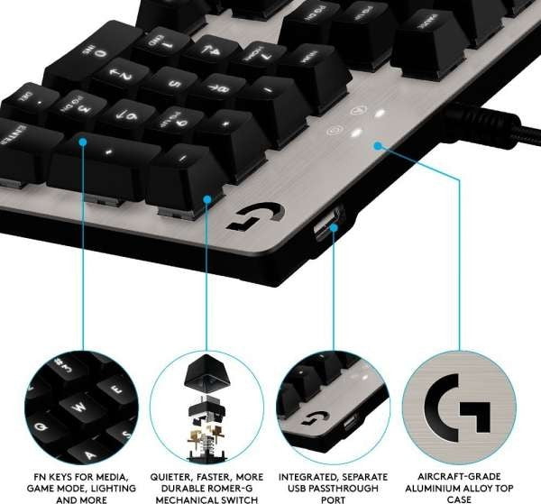 Logitech Mechanical Gaming Keyboard | Best Gaming Accessories in Bahrain | Halabh