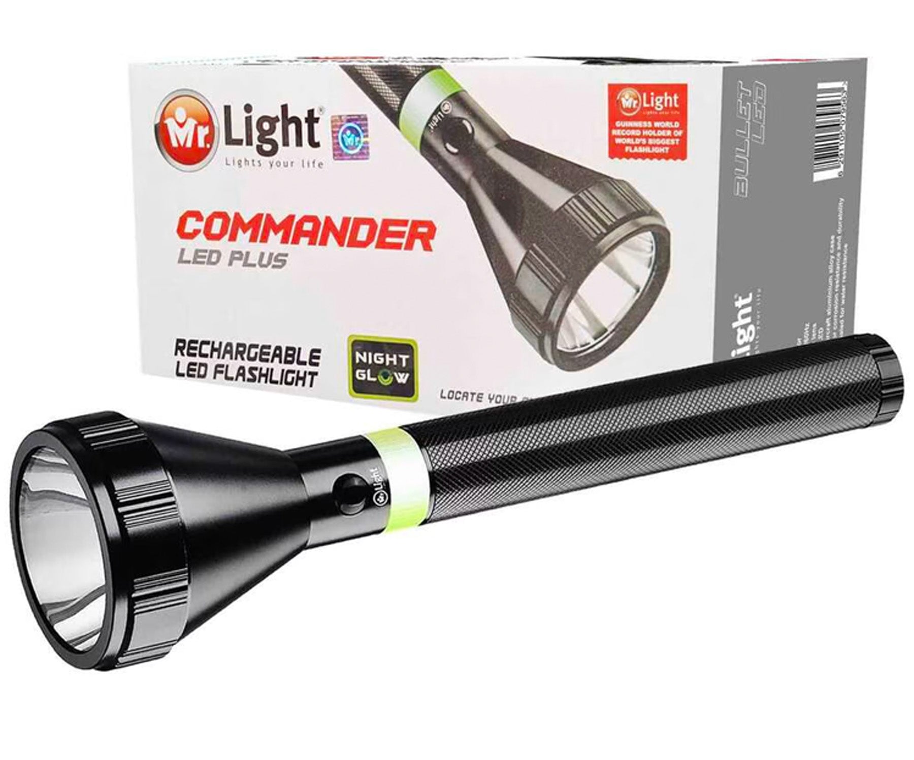 Mr Light Led Flashlight | Color Black | Emergency and Camping Lights in Bahrain | Halabh