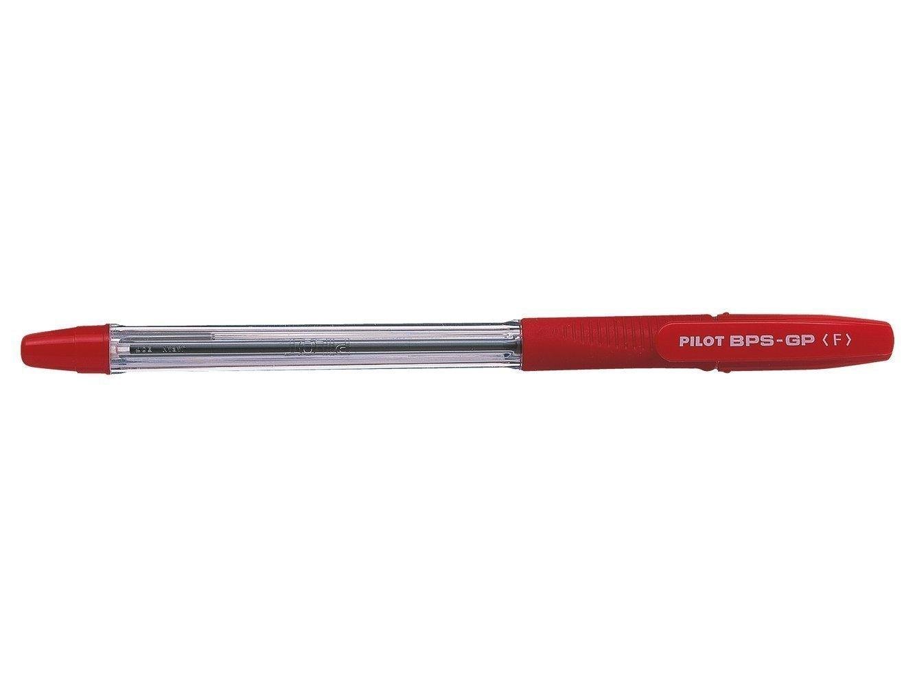 Pilot BPS GP Grip Ballpoint Pen | Color Red | Office Supplies and Stationery in Bahrain | Halabh