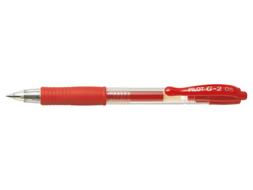 Pilot G2 Gel Ink Roller Pen | 0.5mm | Office Supplies and Stationery in Bahrain | Color Red | Halabh