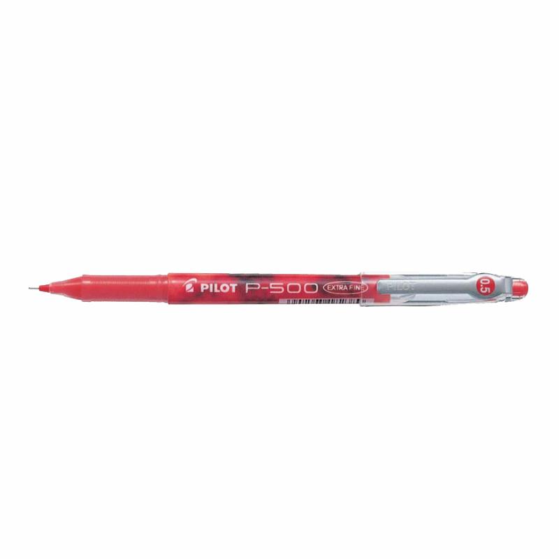 Pilot P500 Pigment Rollerball Pen | Color Red | Office Supplies and Stationery in Bahrain | Halabh