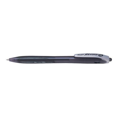 Pilot Rexgrip Retractable Ballpoint Pen Medium | School Stationary | Halabh.com