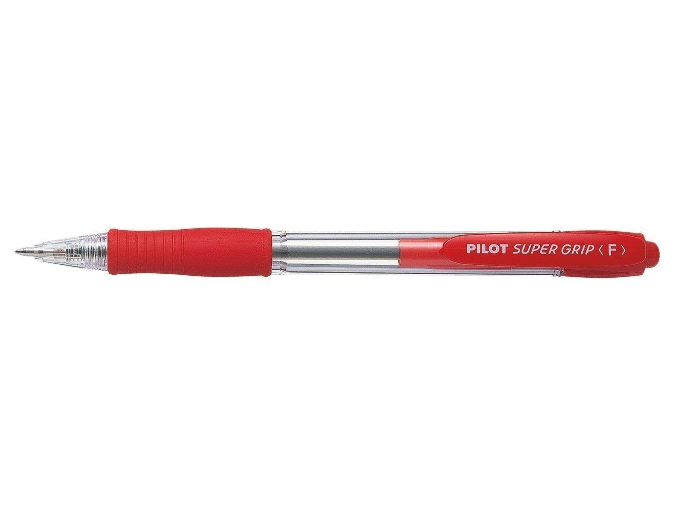 Pilot Super Grip Ballpen | Office Supplies and Stationery in Bahrain | Color Red | Halabh