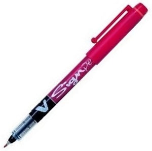 Pilot V-Sign Liquid Ink Pen | Office Supplies and Stationery in Bahrain | Color Red | Halabh