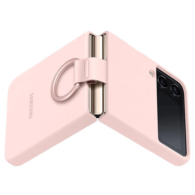 Samsung Galaxy Z Flip4 Hang Tag Ring Silicone Cover Case | Mobile Accessories | Beast Cover in Bahrain | Halabh.com